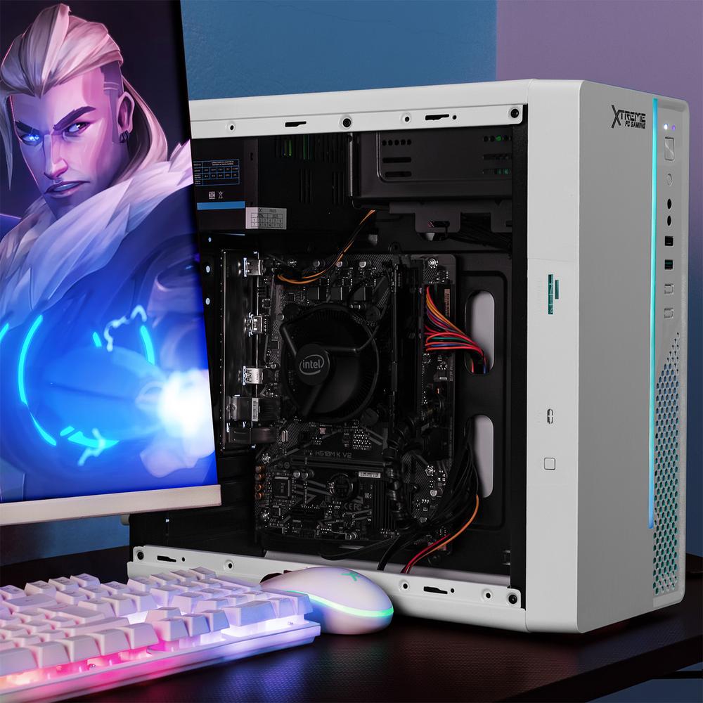 Foto 7 pulgar | Xtreme Pc Gaming Computadora Intel Core I3 10105 16gb Ssd 500gb Monitor 23.8 75hz Wifi White