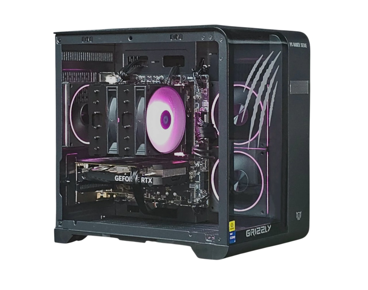 Foto 2 pulgar | Pc Gamer Grizzly Intel Core I7 12700f 4.90 Ghz Nvidia Rtx 4060 Ram 32 Gb Ssd Nv3 2 Tb Wifi Bt Pg-intel083