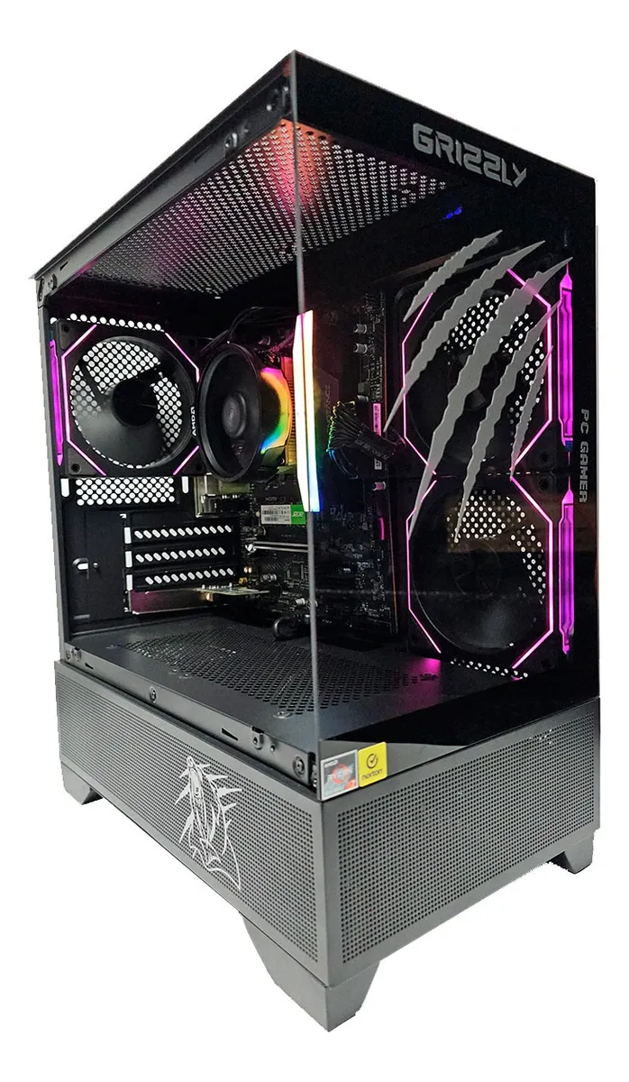 Foto 2 pulgar | Pc Grizzly Amd Ryzen 7 8700g 4.2ghz 32gb M.2 1tb Wifi Bt Pg-amd061