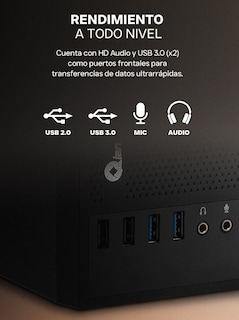Foto 5 | Computadora De Escritorio Qian Qpa-op320gb-01m Ryzen 3 3200g, 16gb Ddr4, 480gb Ssd Sata Iii, A520, 500w, Teclado/m