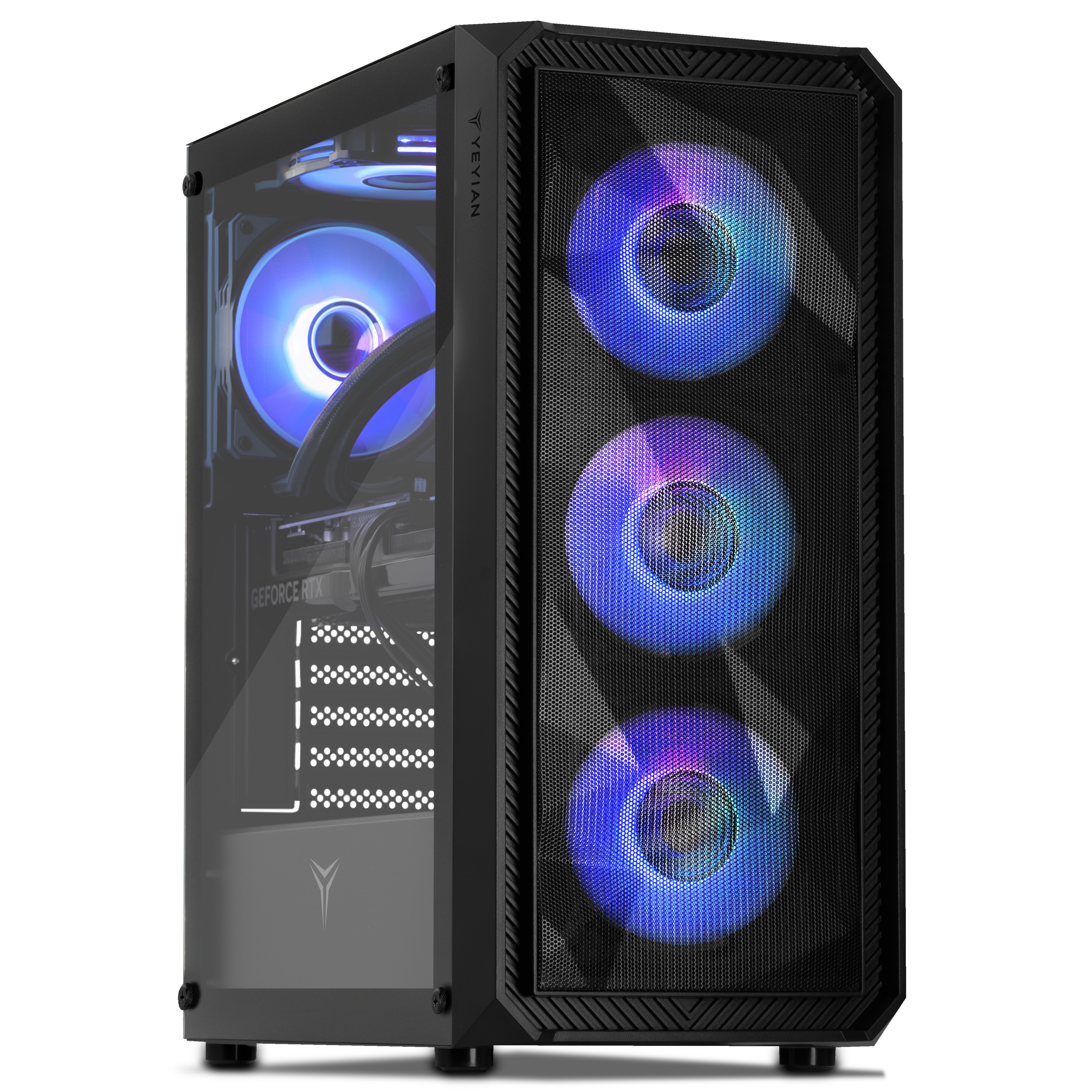 Foto 2 pulgar | Pc Gamer Yeyian Ypi-ta127fb-36t1m Core I7 12700, Rtx 3060ti, 16gb Ddr4, 480gb Ssd, 1tb Hdd, B660, 650w 80+ Bronce, W