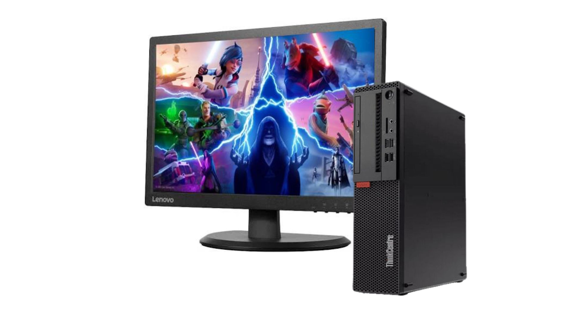 Foto 2 pulgar | Pc Lenovo M715s Amd A6, Monitor De 20 Pulgadas, 980gb Ssd, 16gb Ram, Reacondicionado