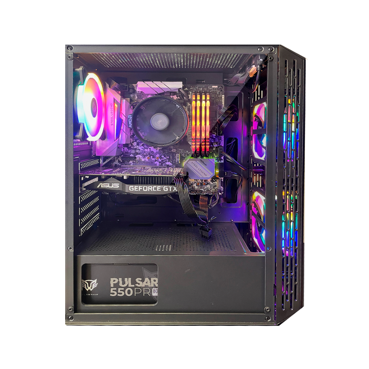 Foto 3 pulgar | Pc Gamer Ryzen 5 3600 Gtx 1660 Super 32 Gb Ram 500gb Ssd