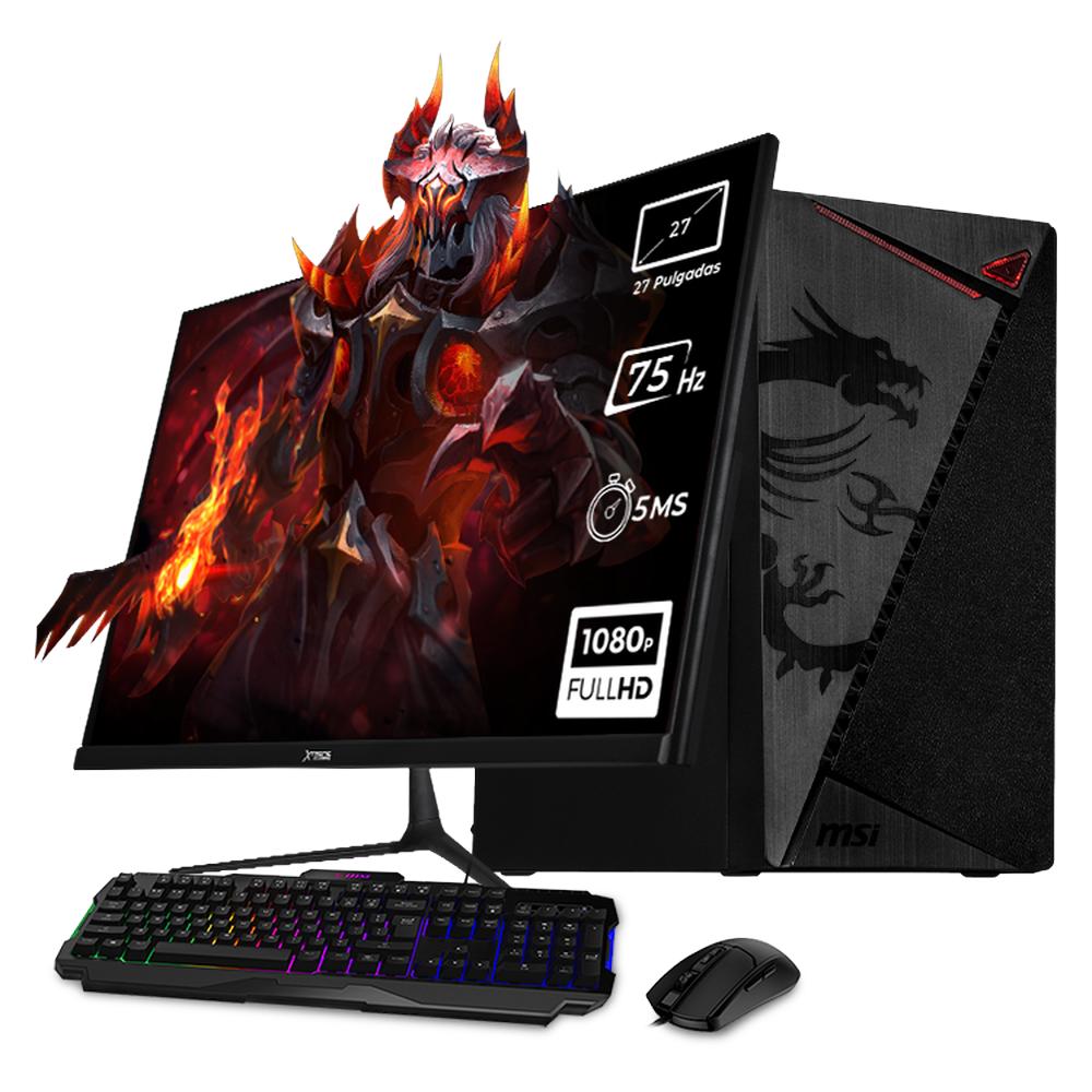 Foto 2 pulgar | Xtreme Pc Gaming Msi Amd Radeon Vega Renoir Ryzen 7 5700g 16gb Ssd 1tb Monitor 27 Wifi
