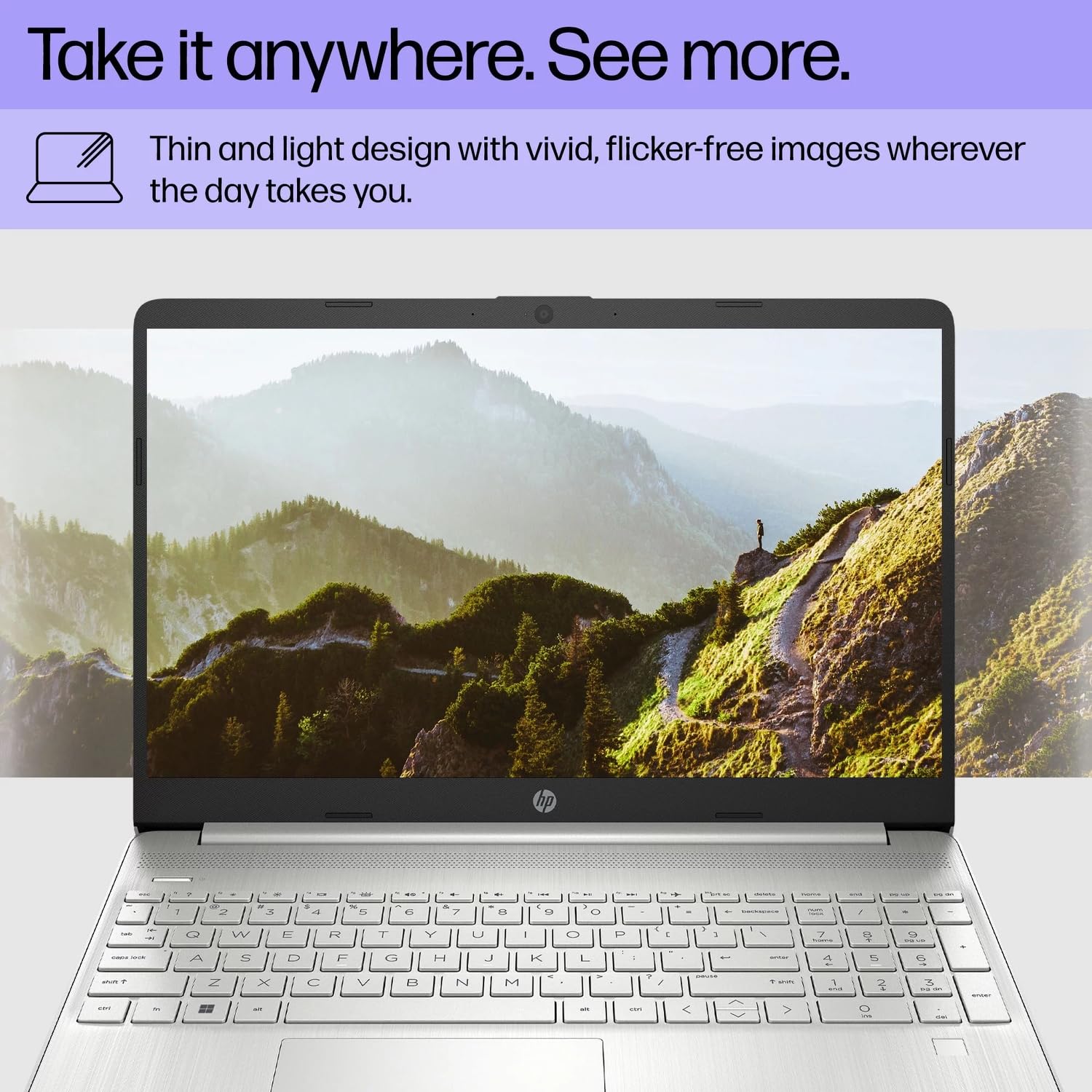 Foto 2 | Ordenador Portátil Hp 15 Para Empresas Y Estudiantes, 15,6 Pulgadas, Pantalla Fhd, Intel I3, 8 Gb/512 Gb - Venta