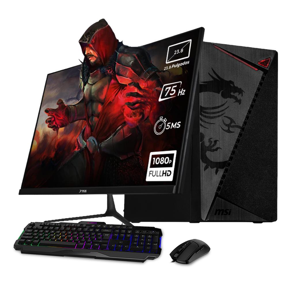 Foto 1 | Xtreme Pc Gaming Msi Computadora Intel Core I5 12400 16gb Ssd 500gb Monitor 23.8 Wifi