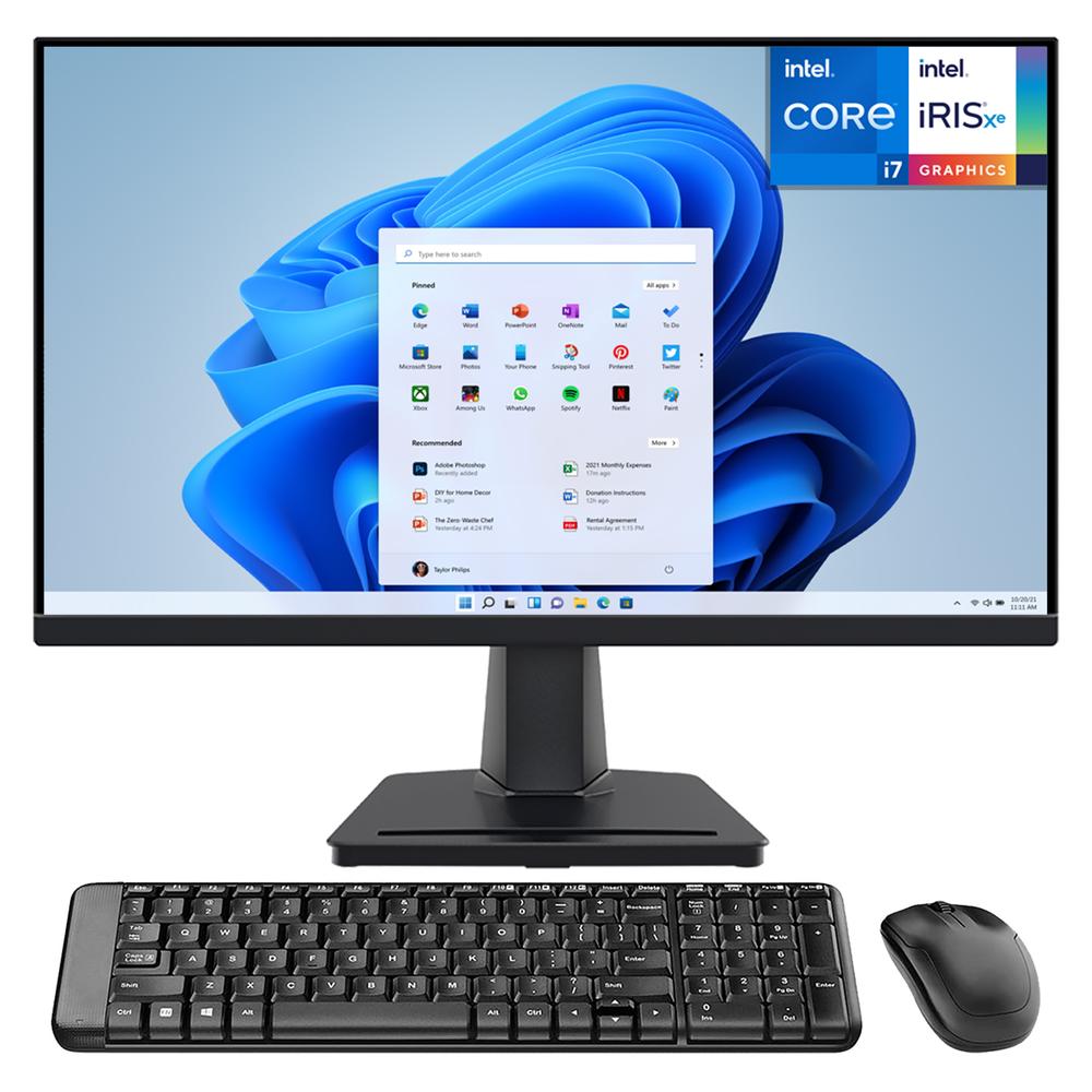 Foto 2 pulgar | Computadora Pc Asus Nuc 11 Pro Intel Core I7 1165g7 16gb Ram 640gb Ssd Monitor 21.5'' Teclado Mouse Logitech