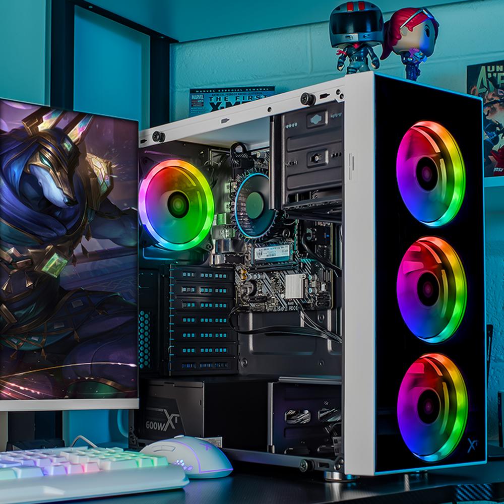 Foto 7 pulgar | Xtreme Pc Gaming Computadora Intel Core I5 12400 32gb Ssd 1tb Monitor 27 Wifi White