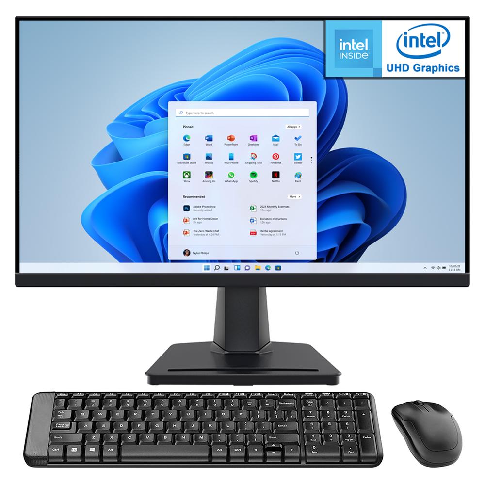 Foto 2 pulgar | Computadora Pc Asus Expertcenter Pn42 Intel N100 16gb Ram 128gb Ssd Monitor 21.5'' Teclado Mouse Logitech