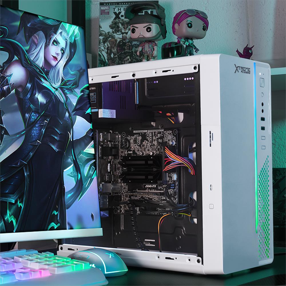 Foto 7 pulgar | Xtreme Pc Gaming Computadora Intel Quad Core J5040 16gb Ssd 500gb Monitor 23.8 Wifi White