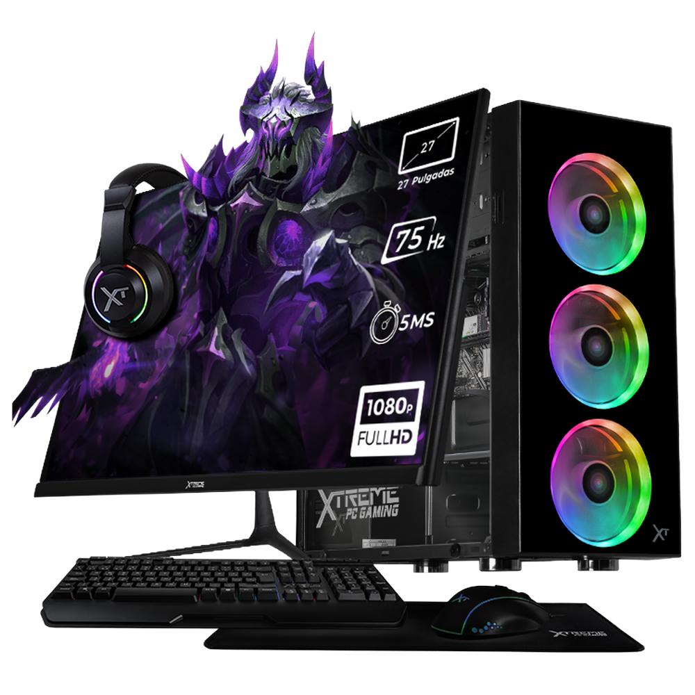Foto 1 | Xtreme Pc Gaming Computadora Intel Core I7 12700 32gb Ssd 1tb Monitor 27 Wifi Negro