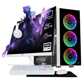 Foto 1 | Xtreme Pc Gaming Computadora Intel Core I7 12700 32gb Ssd 1tb Monitor 27 Wifi Blanco