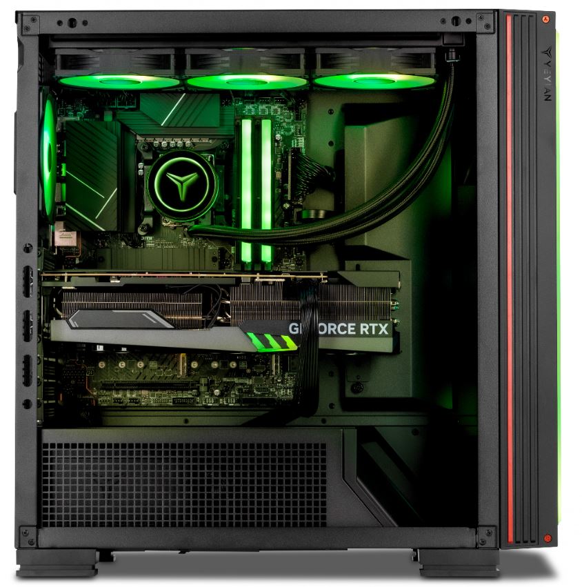 Foto 4 pulgar | Pc Gamer Yeyian Ypa-mx990xd-5902m Ryzen 9, Rtx 5090, Amd X670, 64gb Ddr5, 2tb Nvme, 2tb Hdd, Aio 360, 1000w 80+