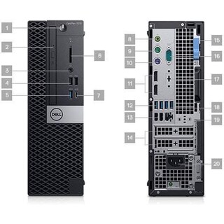 Foto 4 | Computadora De Escritorio Dell Optiplex 7070 Intel Core I5-9500 8 Gb Ram 256 Gb Ssd - Venta Internacional.
