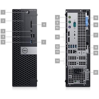 Foto 6 | Computadora De Escritorio Dell Optiplex 7070 Intel Core I5-9500 8 Gb Ram 256 Gb Ssd - Venta Internacional.