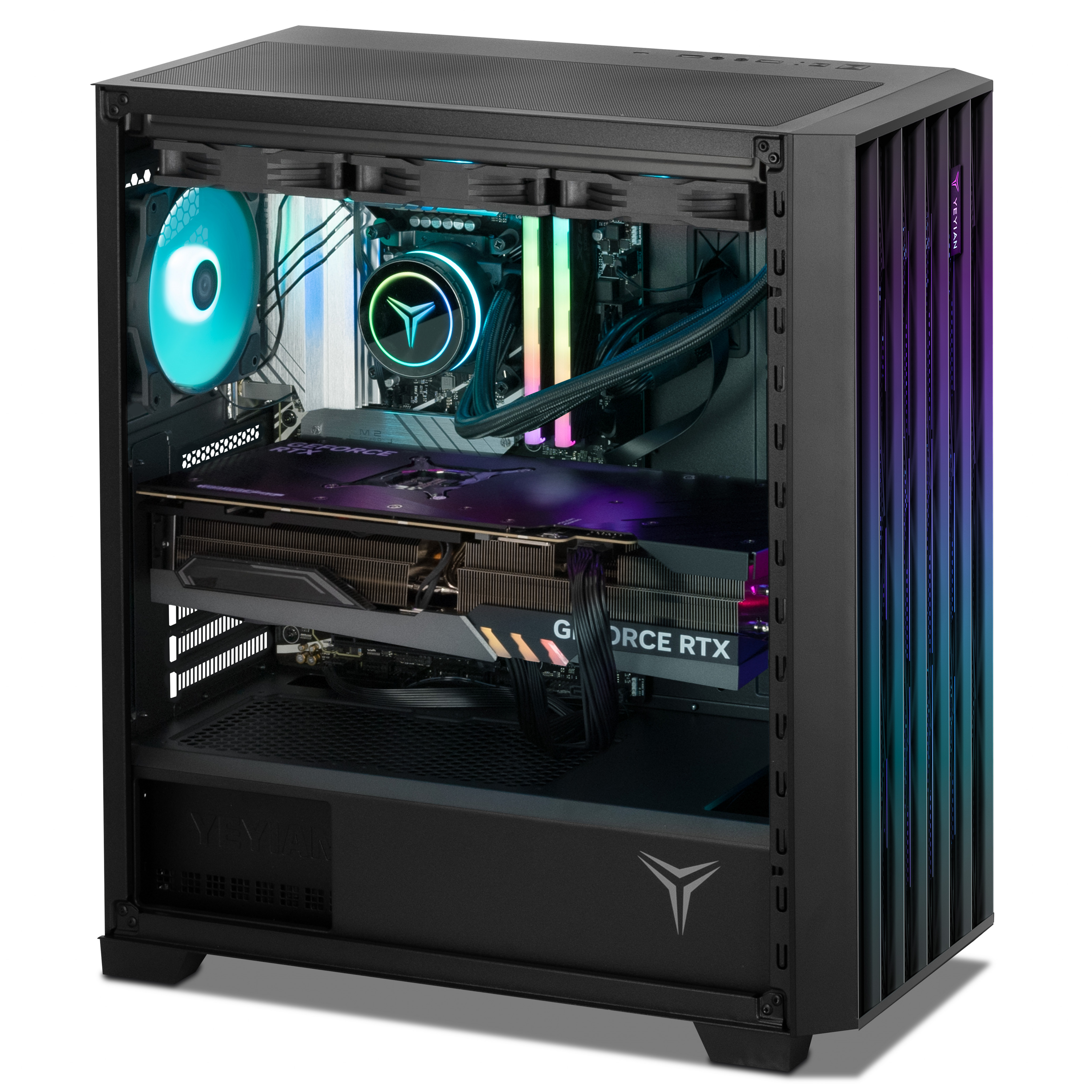 Foto 5 pulgar | Pc Gamer Yeyian Ypi-pg285kc-5801m Intel Ultra 9 , Rtx 5080, 32gb Ddr5, 2tb Nvme, 1tb Hdd, Z890, Aio 360, 850w 80+