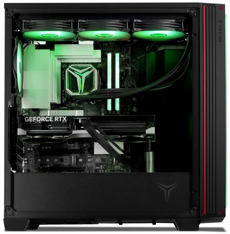 Foto 4 pulgar | Pc Gamer Yeyian Ypa-ms795xd-5901m Ryzen 9 7950x, Rtx 5090, 64gb Ddr5, 1tb Nvme, 2tb Hdd, X670, Aio360, 1000w 80+pla