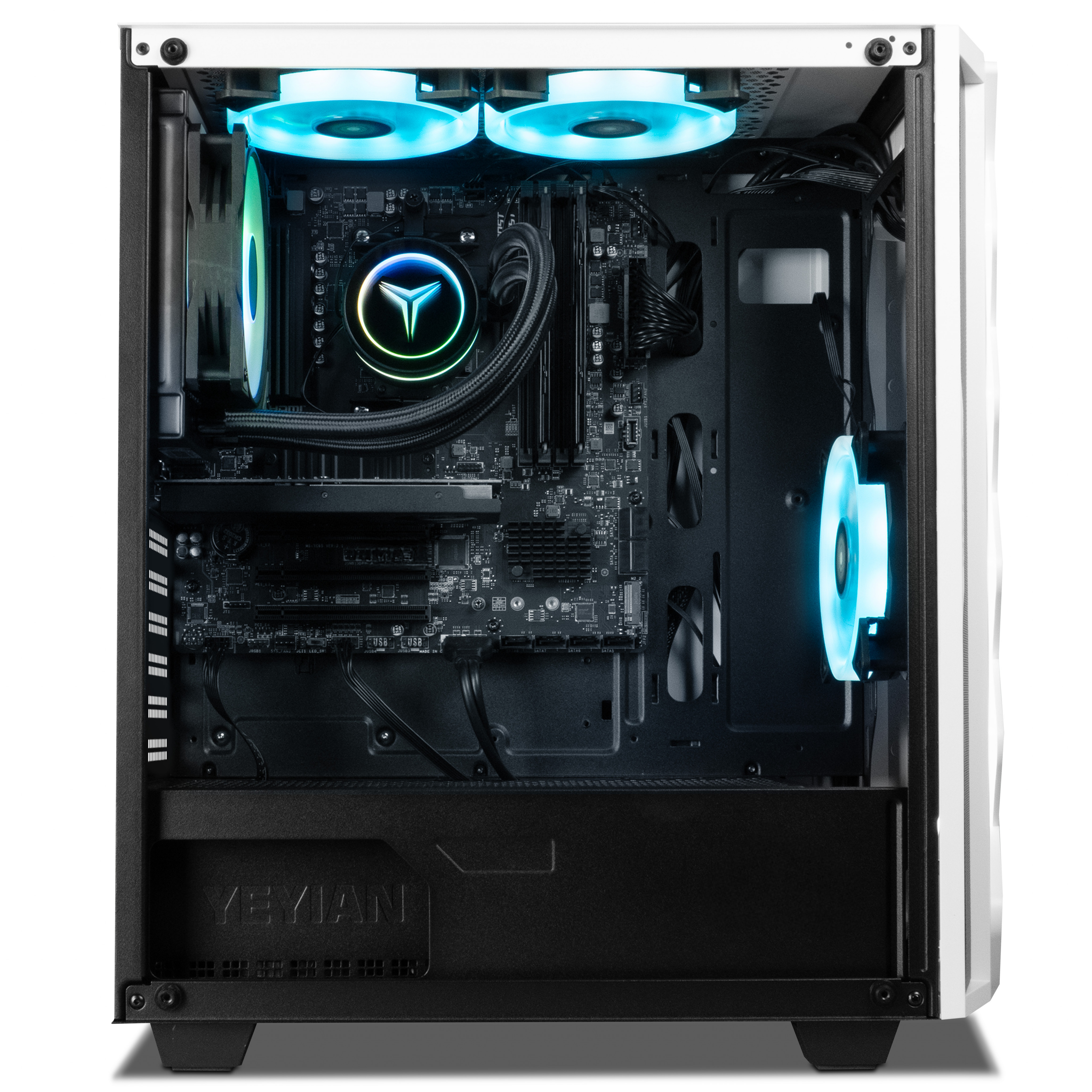 Foto 4 pulgar | Pc Gamer Yeyian Ypi-sa124fc-4601m Core I5 12400f, Rtx 4060, 32gb Ddr4, 512gb Nvme, 1tb 3.5” Hdd, H610, 750w 80+