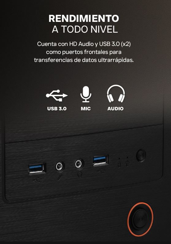 Foto 5 pulgar | Pc De Escritorio Qian Qpi-op121b-01m Atx Core I3 12100, 16gb Ddr4, 512gb Nvme, H610, Fuente 500w, Wind11, Incluye