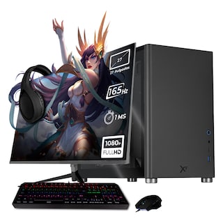 Foto 1 | Xtreme Pc Gaming Geforce Rtx 3050 Amd Ryzen 7 5700 32gb Ssd 1tb Monitor 27 165hz Wifi Grey
