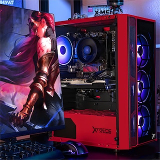 Foto 6 | Xtreme Pc Gaming Amd Radeon Rx 6600 Ryzen 7 5700 32gb Ssd 1tb Monitor 27 165hz Wifi Red