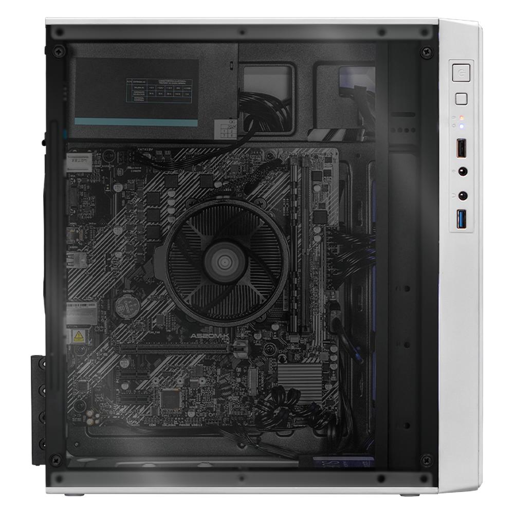 Foto 5 pulgar | Xtreme Pc Gaming Amd Radeon Vega 7 Ryzen 5 5600g 16gb Ssd 500gb Monitor 23.8 100hz Wifi White