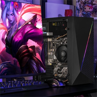 Foto 6 | Xtreme Pc Gaming Amd Radeon Vega 7 Ryzen 5 5600g 16gb Ssd 500gb Monitor 23.8 100hz Wifi Black