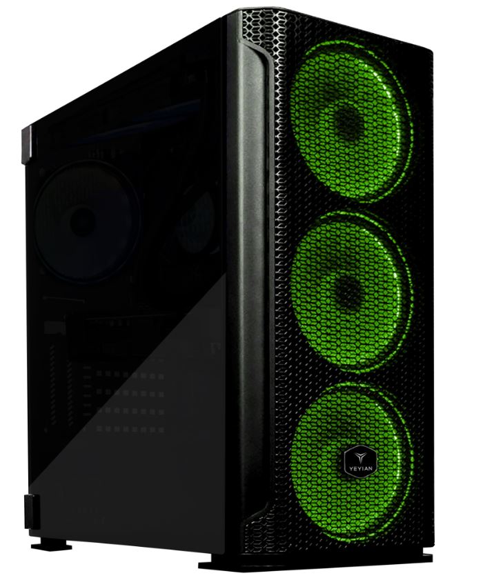 Foto 2 pulgar | Pc Gamer Yeyian Ypa-hb560xc-5701m Amd Ryzen 5 5600x  Rtx 5070  32gb Ddr4  1tb Nvme  Aio 120 Amd B550  750w 80+ Bron