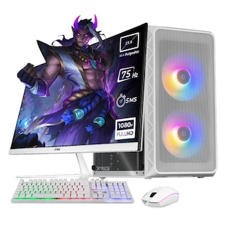 Foto 1 | Xtreme Pc Gaming Amd Radeon Vega Renoir Ryzen 7 5700g 32gb Ssd 1tb Monitor 23.8 Wifi White
