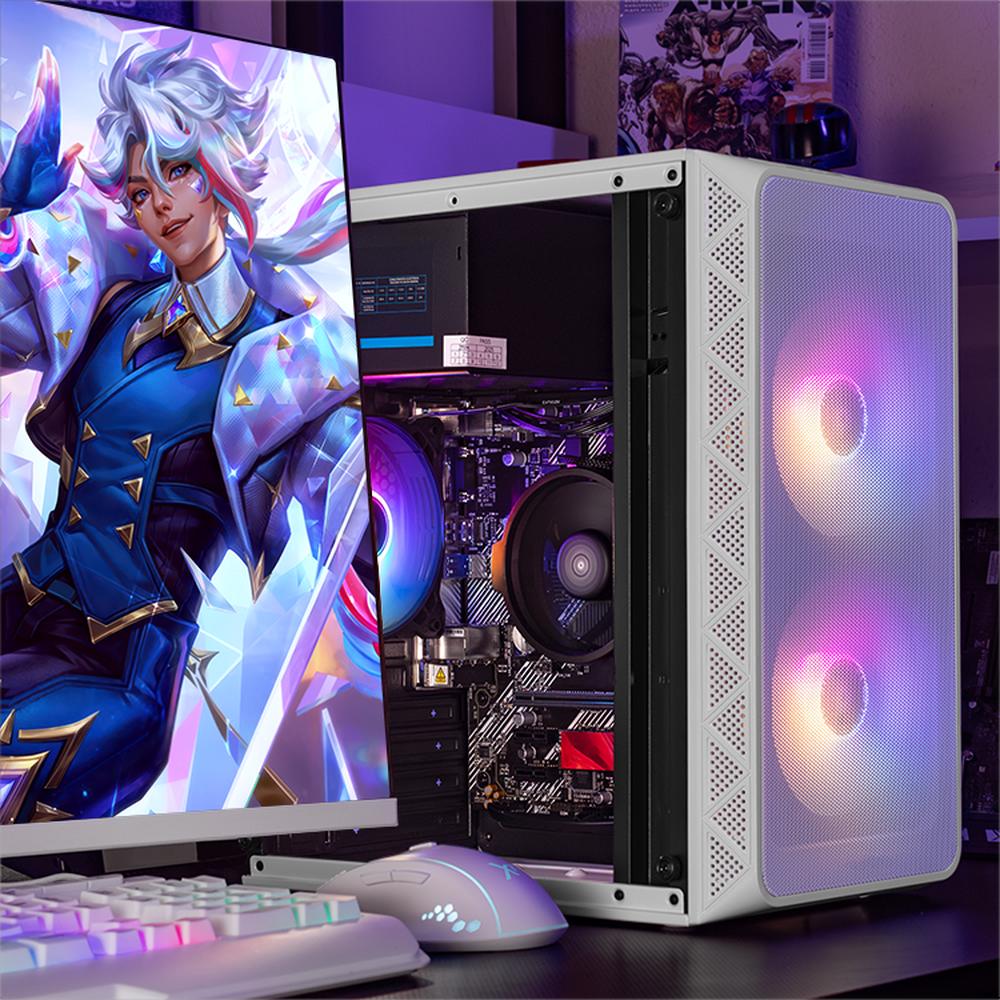 Foto 7 pulgar | Xtreme Pc Gaming Amd Radeon Vega Renoir Ryzen 7 5700g 32gb Ssd 1tb Monitor 23.8 Wifi White