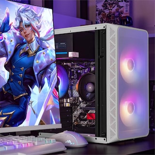 Foto 6 | Xtreme Pc Gaming Amd Radeon Vega Renoir Ryzen 7 5700g 32gb Ssd 1tb Monitor 23.8 Wifi White