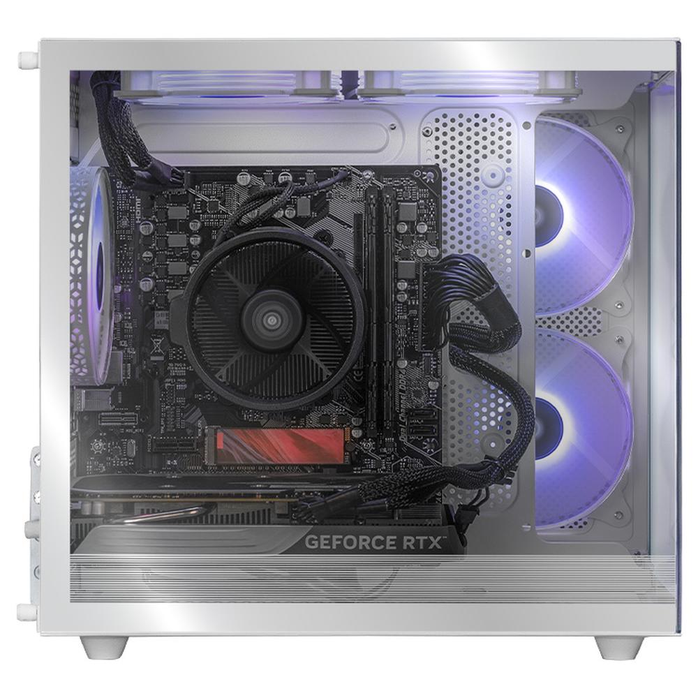 Foto 5 pulgar | Xtreme Pc Gaming Geforce Rtx 4060 Ryzen 7 5700 32gb Ssd 1tb Monitor 23.8 180hz Wifi White