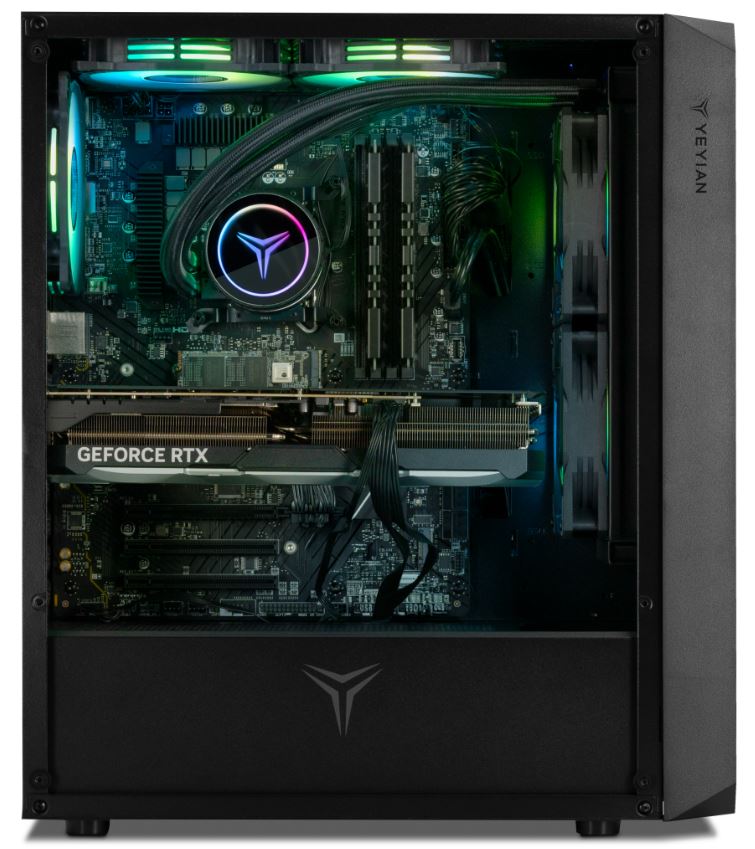 Foto 4 pulgar | Pc Gamer Yeyian Ypi-ta160kfb-37t1m Intel Core I5  Rtx 3070ti  16gb Ddr4  480gb Ssd  2tb Hdd  Aio 240  Z590  650w 80+