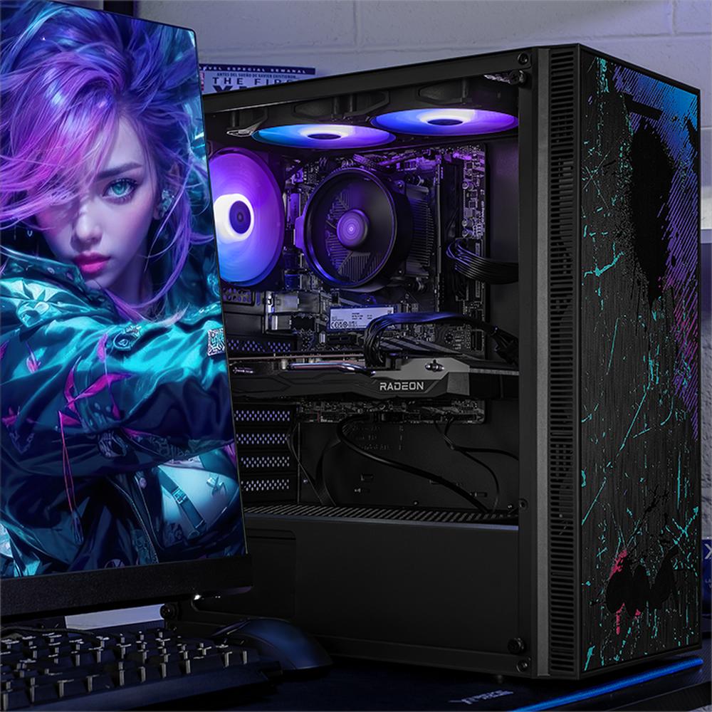 Foto 7 pulgar | Xtreme Pc Gaming Amd Radeon Rx 7600 Ryzen 7 5700 32gb Ssd 1tb Monitor 27 180hz