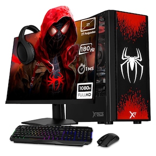 Foto 1 | Xtreme Pc Gaming Amd Radeon Rx 7600 Ryzen 7 5700 32gb Ssd 1tb Monitor 27 180hz Wifi Spider-man 2