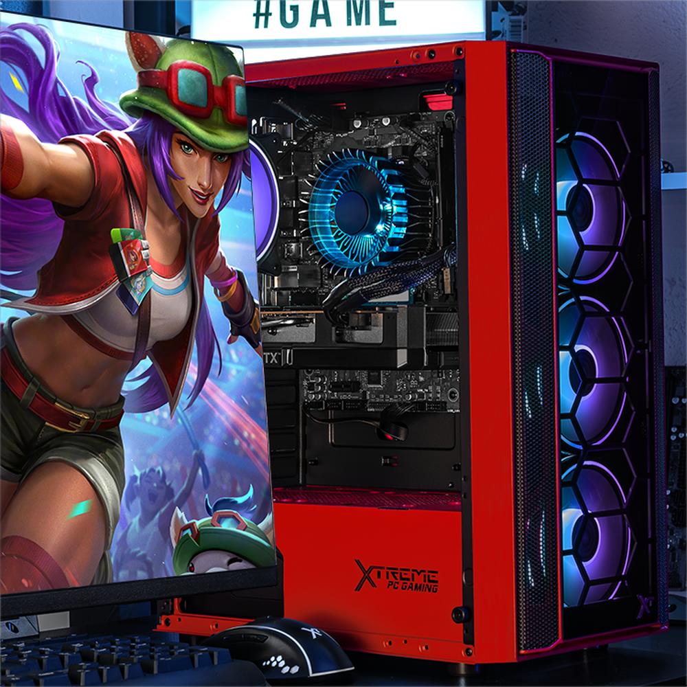 Foto 7 pulgar | Xtreme Pc Gaming Geforce Rtx 5060 Ti Intel Core I9 12900f 32gb Ssd 1tb Monitor 23.8 165hz Wifi Red