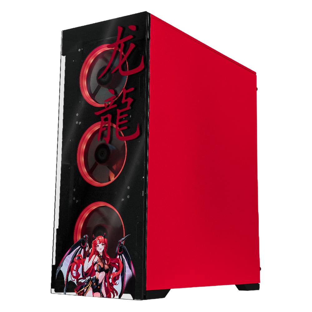 Foto 3 pulgar | Xtreme Pc Gaming Amd Radeon Rx 7600 Ryzen 7 5700 32gb Ssd 1tb Monitor 27 180hz Wifi Scarlet Dragon