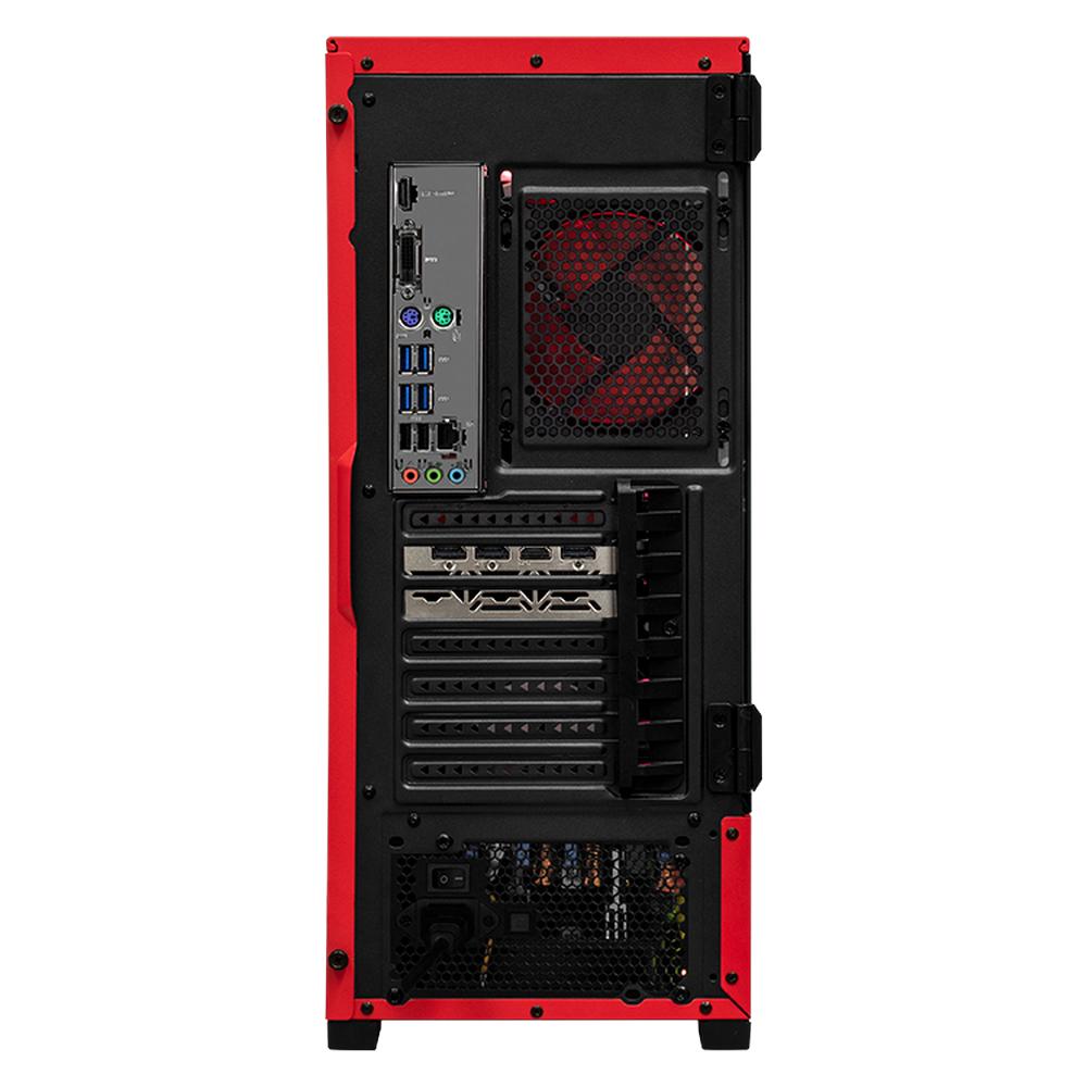 Foto 4 pulgar | Xtreme Pc Gaming Amd Radeon Rx 7600 Ryzen 7 5700 32gb Ssd 1tb Monitor 27 180hz Wifi Scarlet Dragon
