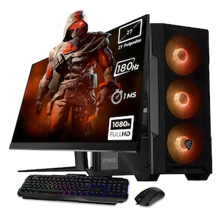 Foto 1 | Xtreme Pc Gaming Msi Geforce Rtx 5060 Amd Ryzen 7 5700 32gb Ssd 1tb Monitor 27 180hz