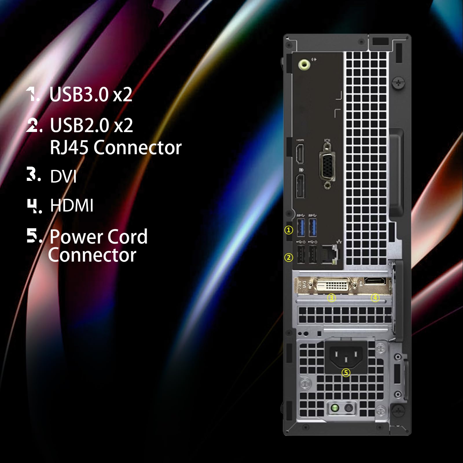 Foto 6 pulgar | Computadora De Escritorio Para Juegos Rgb De Dell Renovada  Intel Core - Venta Internacional.