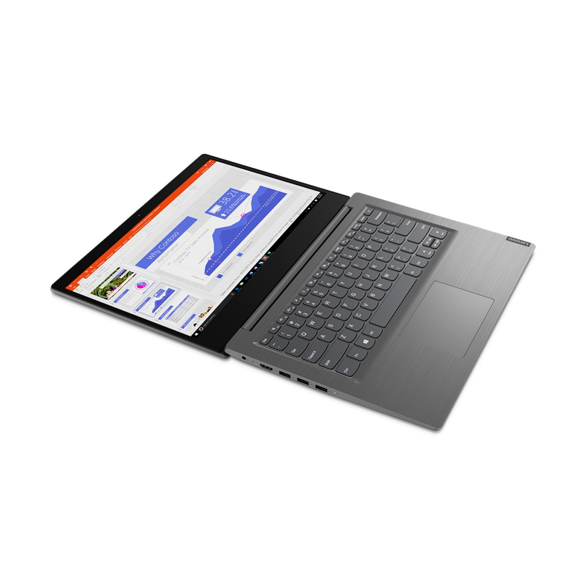 Foto 2 | Laptop Lenovo Think V14 82C4018XLM color Gris Intel Core I3 8 GB 1 TB 14’’ Windows 10 Pro