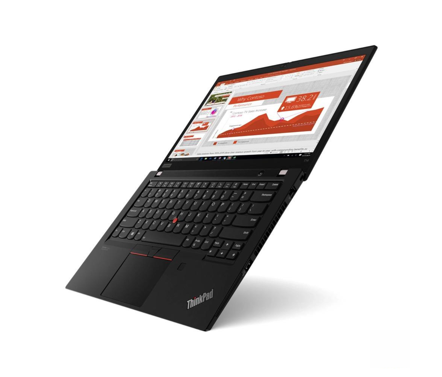 Foto 3 pulgar | Laptop Lenovo Thinkpad T14 Gen 2 Intel Core I5 1135g7 8GB Ram 256GB Ssd 14''  Win 10 Pro color Negro