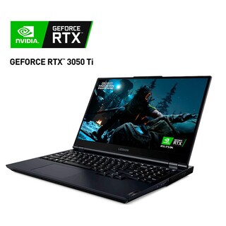 Foto 2 | Laptop Gamer Lenovo Legion 5 Ryzen 5 5600h RTX 3050 Ti 8gb RAM 512gb SSD Teclado Inglés 15.6 IPS color Negro