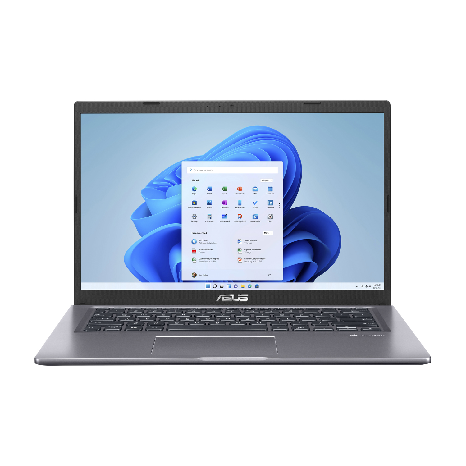 Foto 2 pulgar | Laptop Asus Vivobook M415da-r3128 14'' Amd Ryzen 3 8gb 128gb Pcie Ssd color Gris