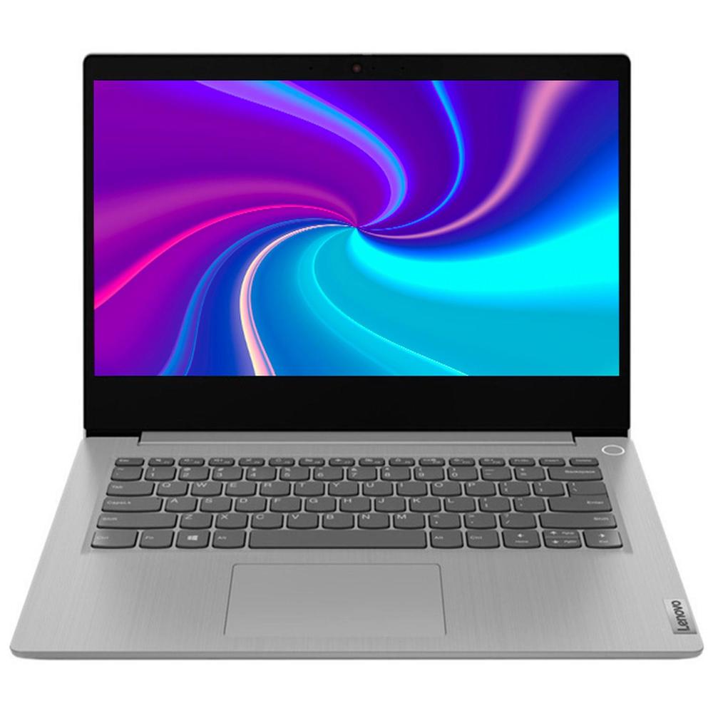 Laptop Lenovo Ideapad 3 Core I3 12GB 1TB 128GB SSD 14 Fhd Tn Teclado Inglés Win11h 81x700fgus color Gris