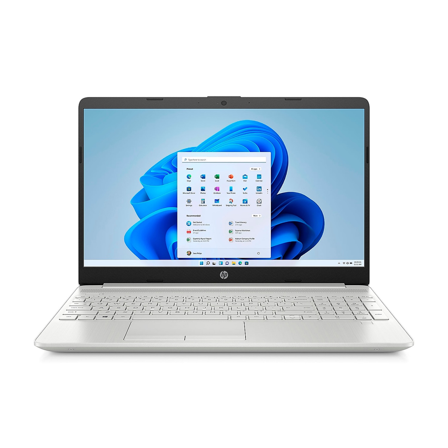 Laptop HP 15-DW3363ST 15.6'' I3-1125g4 8gb 256gb SSD W11 color Gris $11,659