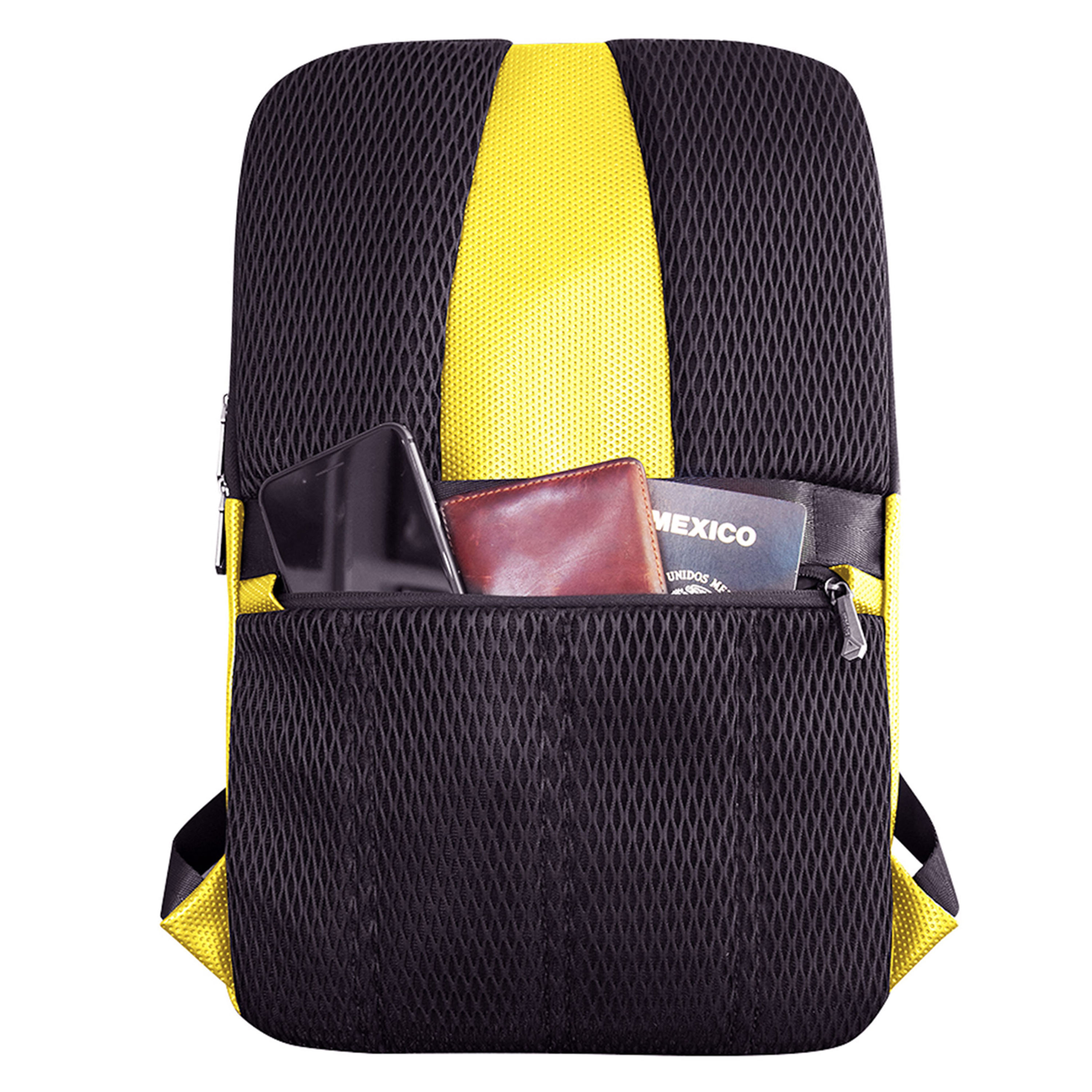 Foto 5 pulgar | Mochila Skypeak NUR-117YL color Amarillo para Laptop de 17''