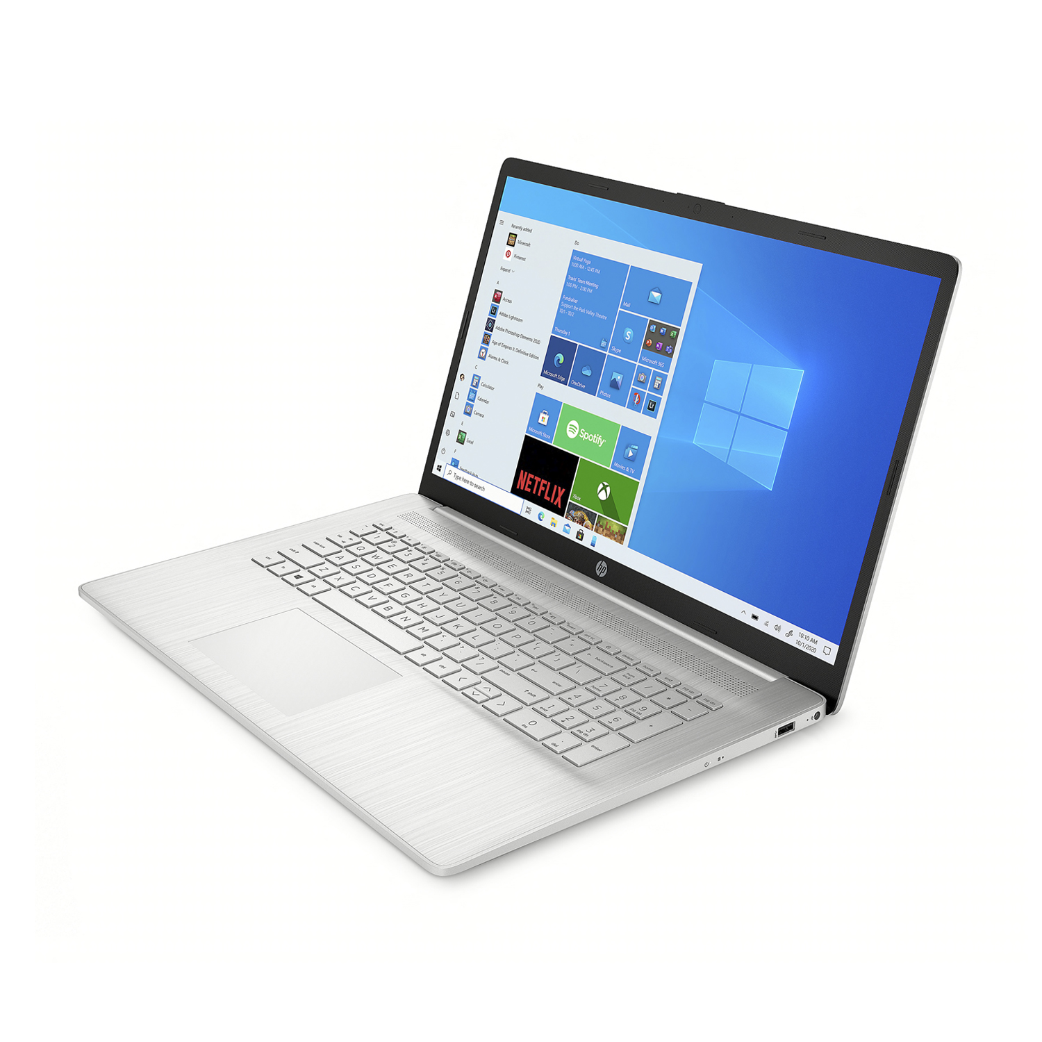 Foto 2 pulgar | Laptop HP 17-CP0056NR 17.3'' Touch AMD Ryzen 3 8gb 256gb SSD W11 color Plata