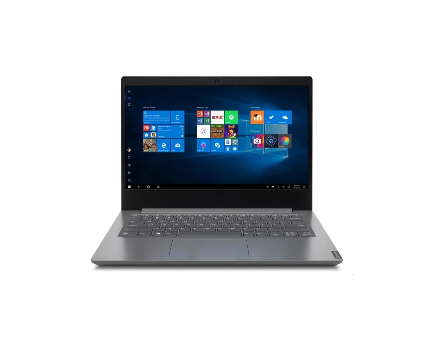 Laptop Lenovo V14 G2 Alc Amd Ryzen 5-5500u 8gb Ram 256gb Ssd 14'' Windows 10 Pro Color Gris $14,457