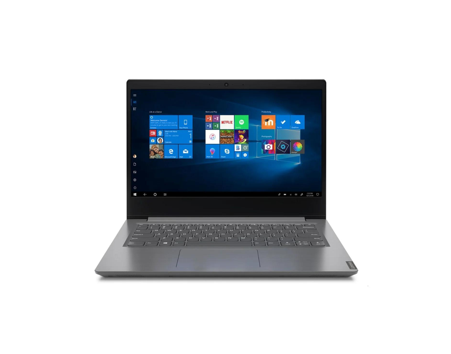 Foto 2 pulgar | Laptop Lenovo V14 G2 Alc Amd Ryzen 5-5500u 8gb Ram 256gb Ssd 14'' Windows 10 Pro Color Gris